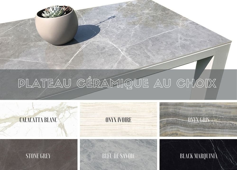 Table avec plateau en céramique - ROMA