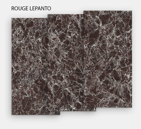 Céramique rectangulaire imitation marbre rouge Lepanto