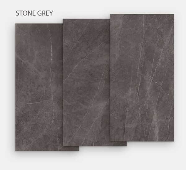 Céramique marbre Stone Grey - Couleur gris taupe avec veines aléatoires.