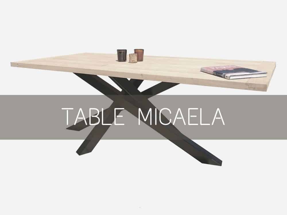 table sur mesure Micaela
