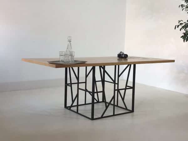 table de salle à manger bois massif Katleen, design exclusif by Danny Da Pozzo