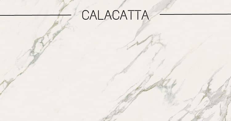 Plateau rectangulaire en céramique effet marbre blanc Calacatta avec veines aléatoires