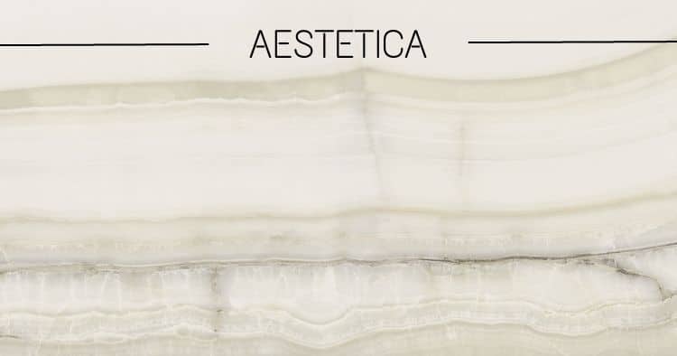 Plateau en céramique effet marbre onyx Aestetica, pour tables à manger ou tables basses