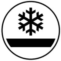 Logo, le plateau en céramique ne craint pas le froid ni le gel