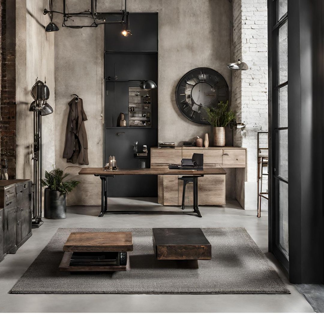 Collection 9th Avenue : les meubles de style Industriel en bois massif et en métal